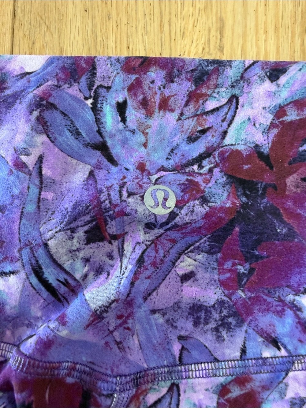lululemon athletica Purple Floral Print Align Leggings - Picture 3 of 4